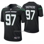 Camiseta NFL Game New York Jets Nathan Shepherd Negro 60 Aniversario