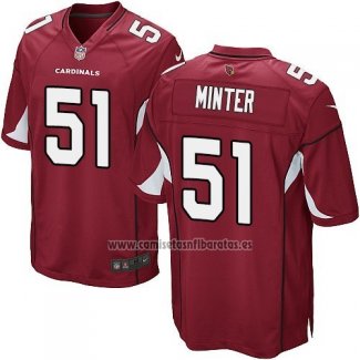 Camiseta NFL Game Nino Arizona Cardinals Minter Rojo