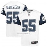 Camiseta NFL Game Nino Dallas Cowboys Leighton Vander Esch Blanco Color Rush