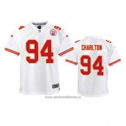 Camiseta NFL Game Nino Kansas City Chiefs Taco Charlton Blanco