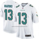 Camiseta NFL Game Nino Miami Dolphins Marino Blanco