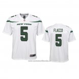 Camiseta NFL Game Nino New York Jets Joe Flacco Blanco
