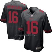 Camiseta NFL Game Nino San Francisco 49ers Montana Negro