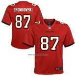 Camiseta NFL Game Nino Tampa Bay Buccaneers Rob Gronkowski Rojo