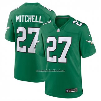 Camiseta NFL Game Philadelphia Eagles Quinyon Mitchell Alterno Verde