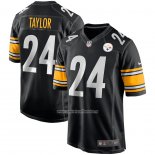 Camiseta NFL Game Pittsburgh Steelers Ike Taylor Retired Negro