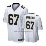 Camiseta NFL Game Saints Larry Warford Blanco