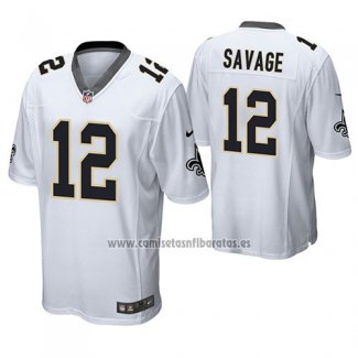 Camiseta NFL Game Saints Tom Savage Blanco