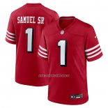 Camiseta NFL Game San Francisco 49ers Deebo Samuel Sr Alterno Rojo