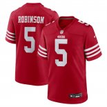 Camiseta NFL Game San Francisco 49ers Demarcus Robinson Rojo