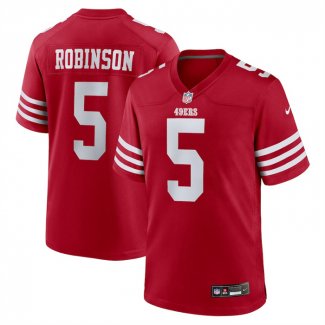 Camiseta NFL Game San Francisco 49ers Demarcus Robinson Rojo