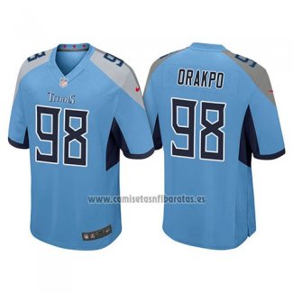 Camiseta NFL Game Tennessee Titans Brian Orakpo Light 2018 Azul