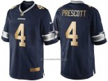 Camiseta NFL Gold Game Dallas Cowboys Prescott Profundo Azul