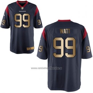 Camiseta NFL Gold Game Houston Texans Watt Profundo Azul