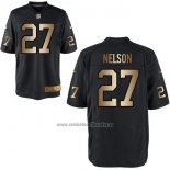 Camiseta NFL Gold Game Las Vegas Raiders Nelson Negro