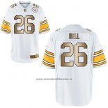 Camiseta NFL Gold Game Pittsburgh Steelers Bell Blanco