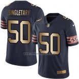 Camiseta NFL Gold Legend Chicago Bears Singletary Profundo Azul