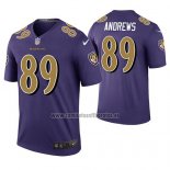 Camiseta NFL Legend Baltimore Ravens Mark Andrews Violeta Color Rush