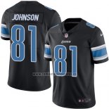 Camiseta NFL Legend Detroit Lions Johnson Negro