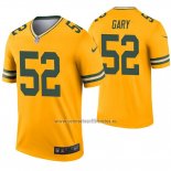 Camiseta NFL Legend Green Bay Packers 52 Rashan Gary Inverted Oro