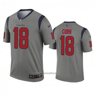 Camiseta NFL Legend Houston Texans Randall Cobb Inverted Gris