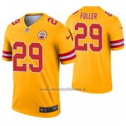 Camiseta NFL Legend Kansas City Chiefs 23 Kendall Fuller Inverted Oro