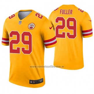 Camiseta NFL Legend Kansas City Chiefs 23 Kendall Fuller Inverted Oro