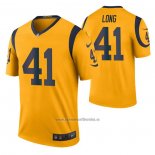 Camiseta NFL Legend Los Angeles Rams David Long Color Rush Oro