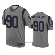 Camiseta NFL Legend Los Angeles Rams Michael Brockers Inverted Gris