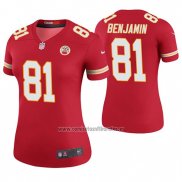 Camiseta NFL Legend Mujer Kansas City Chiefs Kelvin Benjamin Rojo Color Rush