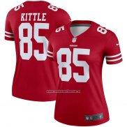 Camiseta NFL Legend Mujer San Francisco 49ers George Kittle Rojo
