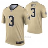 Camiseta NFL Legend New Orleans Saints Legend Wil Lutz Inverted Oro