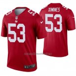 Camiseta NFL Legend New York Giants 53 Oshane Ximines Inverted Rojo