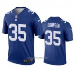 Camiseta NFL Legend New York Giants T.j. Brunson Azul