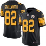 Camiseta NFL Legend Pittsburgh Steelers Stallworth Negro