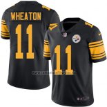 Camiseta NFL Legend Pittsburgh Steelers Wheaton Negro