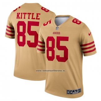 Camiseta NFL Legend San Francisco 49ers George Kittle Inverted Oro