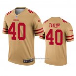 Camiseta NFL Legend San Francisco 49ers Jamar Taylor Inverted Oro