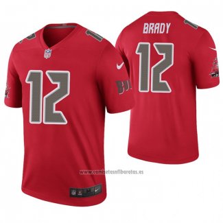 Camiseta NFL Legend Tampa Bay Buccaneers Tom Brady Rojo Color Rush