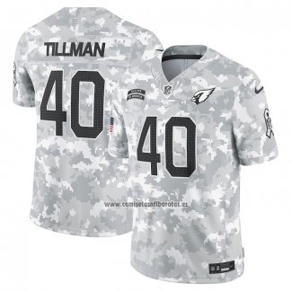 Camiseta NFL Limited Arizona Cardinals Pat Tillman 2024 Salute To Service Retired Gris