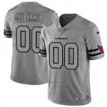 Camiseta NFL Limited Arizona Cardinals Personalizada Team Logo Gridiron Gris