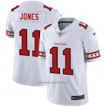 Camiseta NFL Limited Atlanta Falcons Jones Team Logo Fashion Blanco