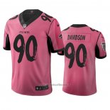 Camiseta NFL Limited Atlanta Falcons Marlon Davidson Ciudad Edition Rosa