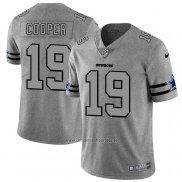 Camiseta NFL Limited Dallas Cowboys Cooper Team Logo Gridiron Gris