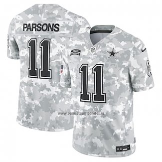 Camiseta NFL Limited Dallas Cowboys Micah Parsons 2024 Salute To Service Gris