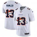 Camiseta NFL Limited Denver Broncos Hamler Logo Dual Overlap Blanco