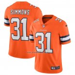 Camiseta NFL Limited Denver Broncos Justin Simmons Alterno Vapor Naranja