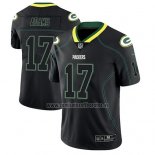 Camiseta NFL Limited Green Bay Packers Davante Adams Negro Color Rush 2018 Lights Out