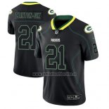 Camiseta NFL Limited Green Bay Packers Ha'sean Clinton Dix Negro Color Rush 2018 Lights Out