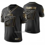Camiseta NFL Limited Jacksonville Jaguars Leonard Fournette Golden Edition Negro